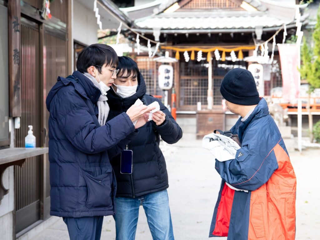 上甲子園すずかけ作業所の初詣