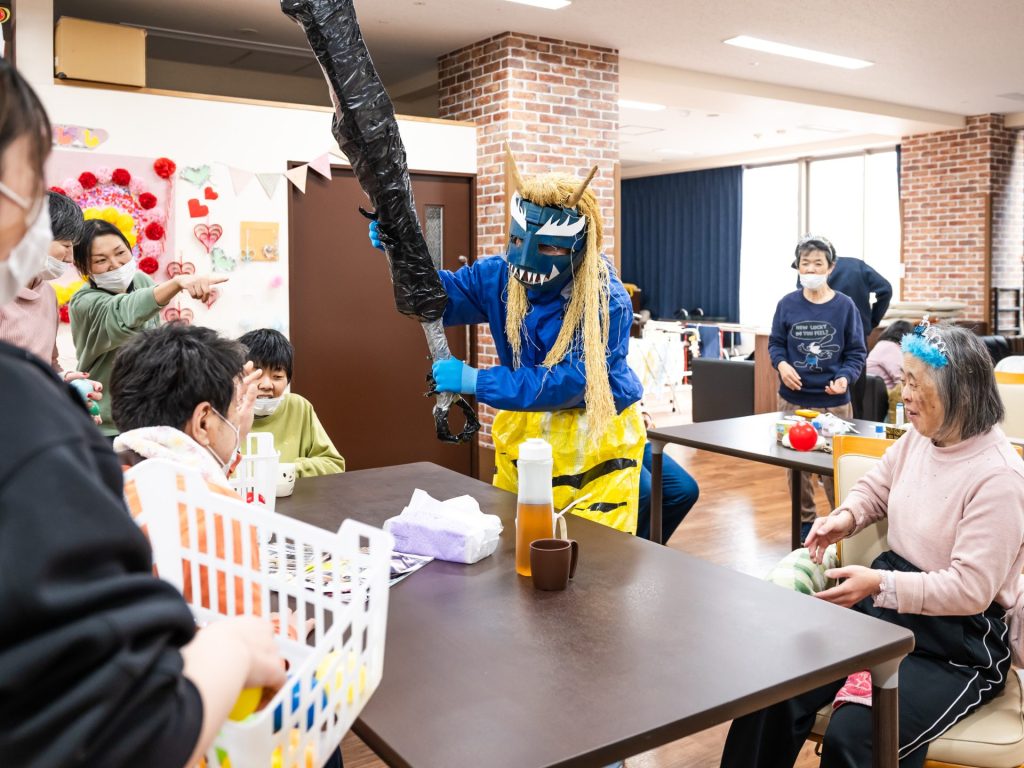 すずかけ作業所の節分