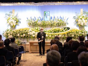 前理事長 古川 勝 お別れの会の御礼